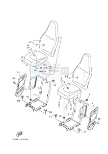 YXE700E YXE70WPHG WOLVERINE EPS CAMO (2MB9) drawing SEAT