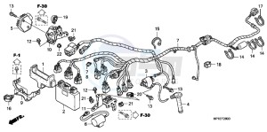 SH125DH UK - (E) drawing THROTTLE BODY/FUEL INJECTOR