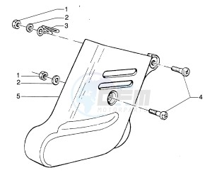 Hexagon 125 LX4 drawing Shock absorber cover