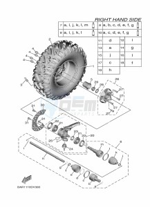 YXE850EN YX85EPAN (BANP) drawing FRONT WHEEL 2