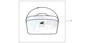 CBF1000A drawing TOP BOX INNERBAG