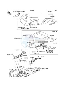 Z750 ZR750LBF FR GB XX (EU ME A(FRICA) drawing Seat