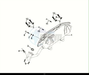 JET 14 125 LC ABS (E5) (XC12WZ-EU) (M1) drawing EXHAUST MUFFLER