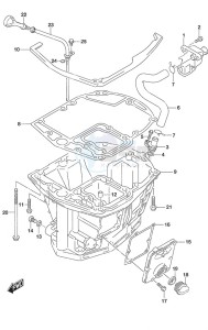 DF 175AP drawing Oil Pan