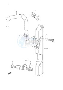 DF 50A drawing Fuel Injector