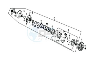 FIDDLE II 50 25KMH (L8) NL EURO4 drawing CLUTCH