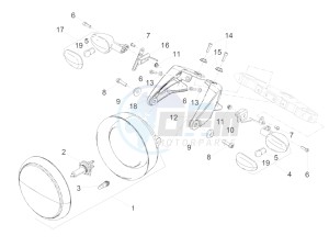 Audace 1400 Carbon 1380 (NAFTA) drawing Front lights