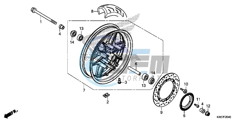 FRONT WHEEL