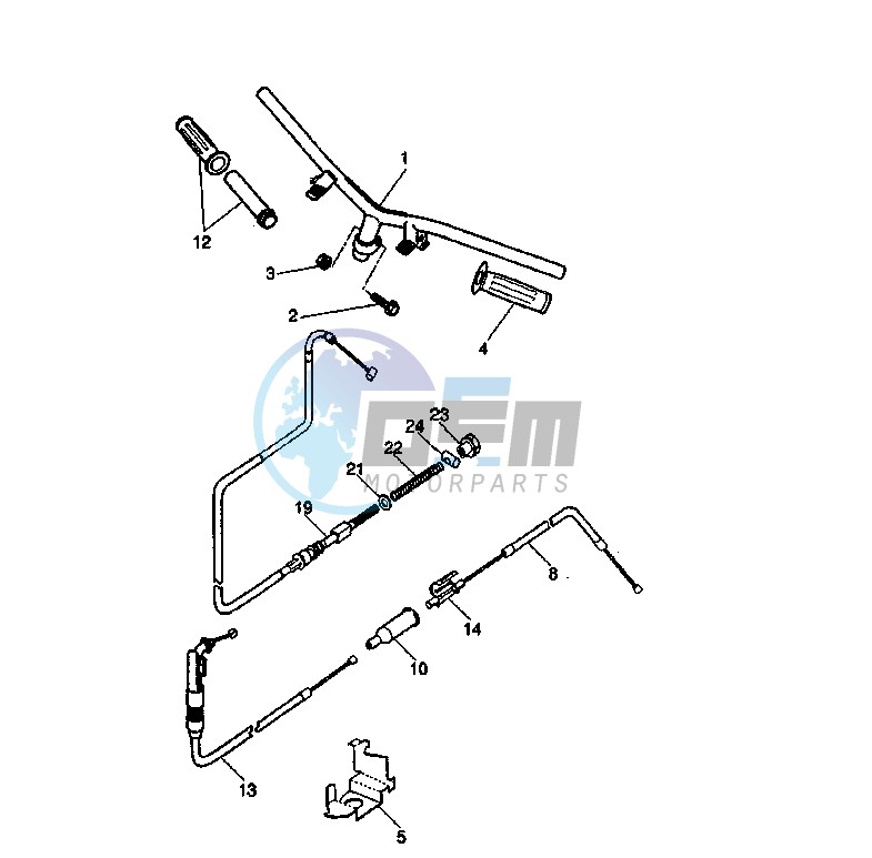 STEERING HANDLE -CABLE