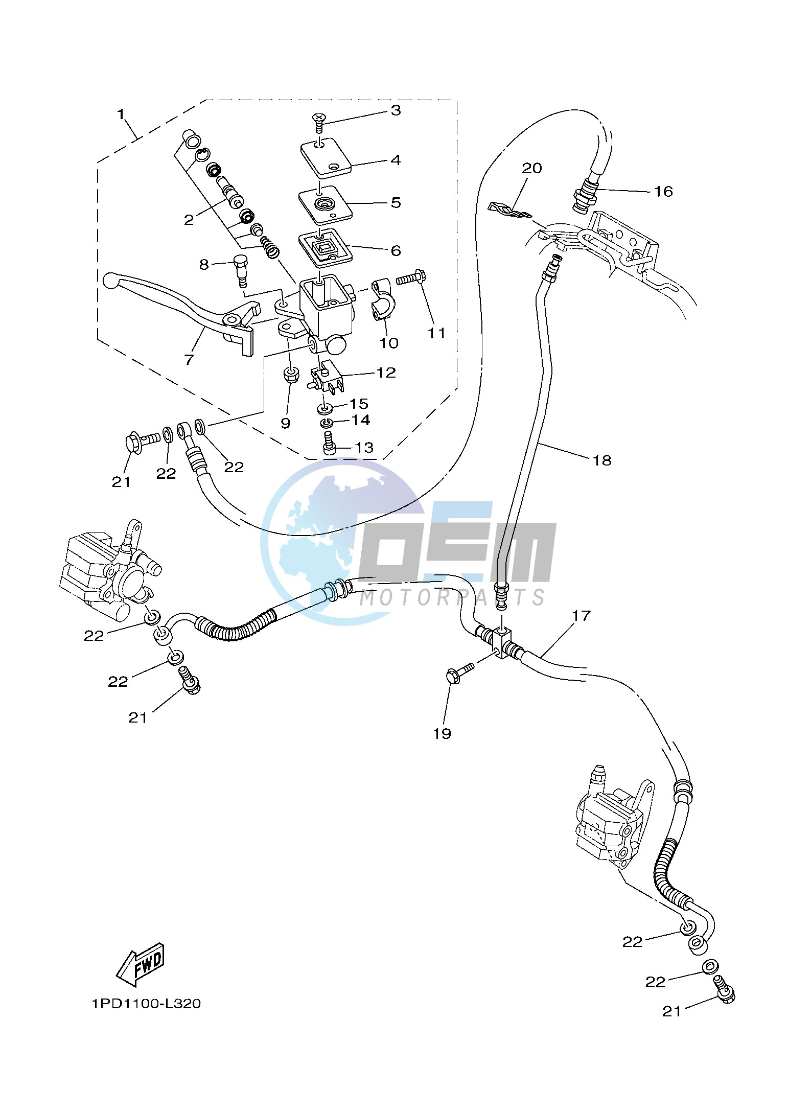 FRONT MASTER CYLINDER