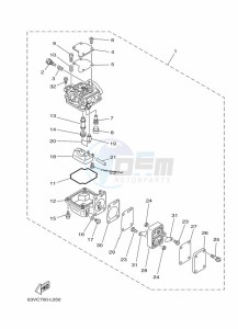 9-9FMHS drawing CARBURETOR