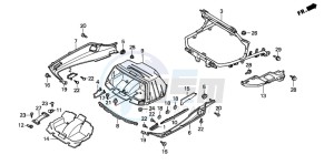 CN250 HELIX drawing TRUNK UNDER COVER