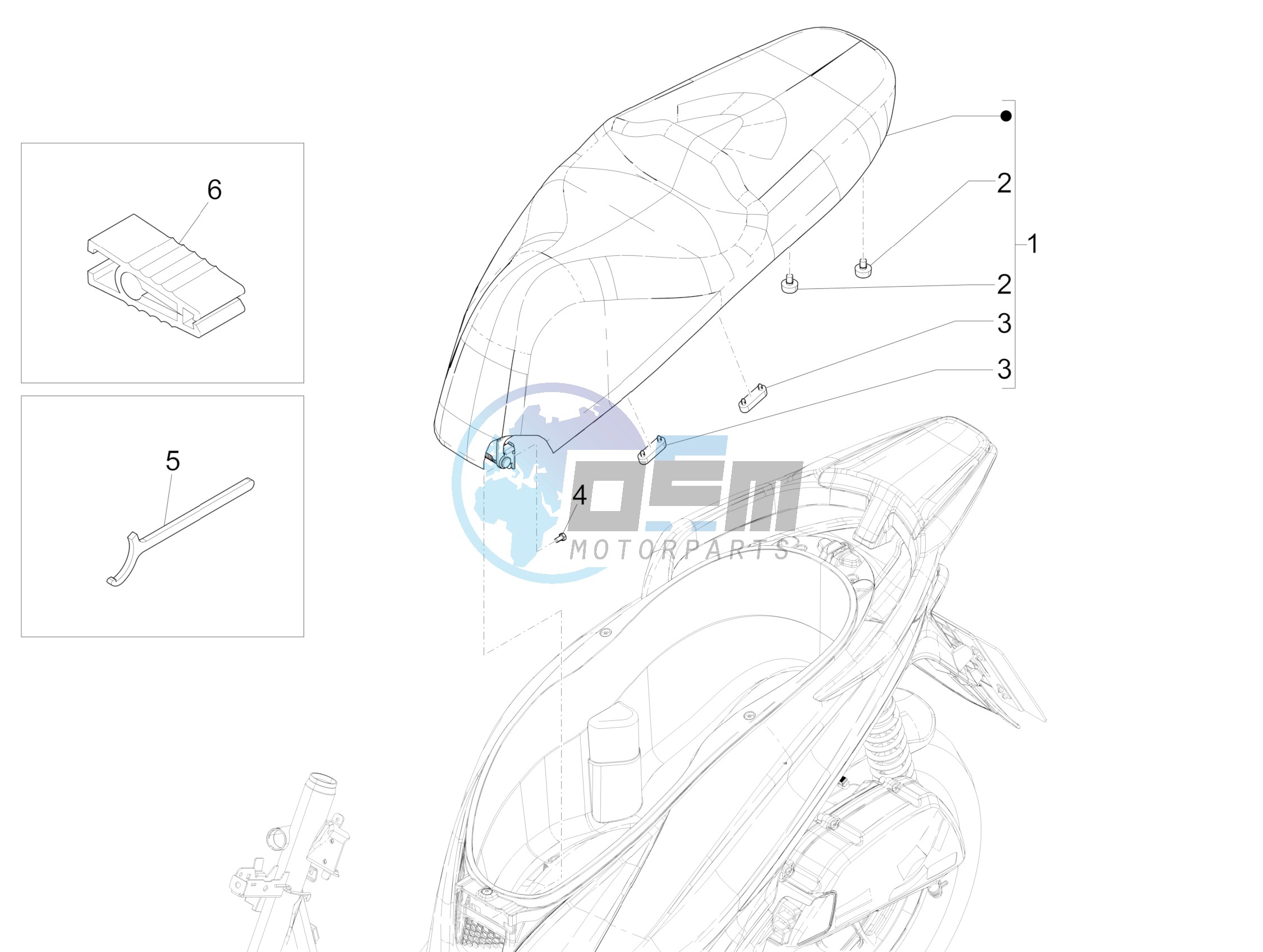 Saddle/seats