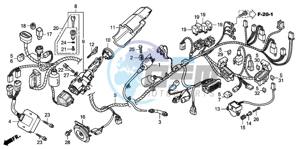 WIRE HARNESS (FES1257/A7)(FES1507/A7)