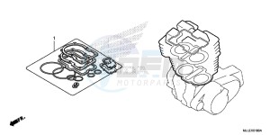 NC700SDE NC700SD 2ED - (2ED) drawing GASKET KIT A