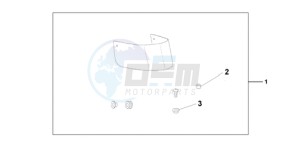 VT750CA9 Europe Direct - (ED / MME) drawing CHROME FRONT FEND