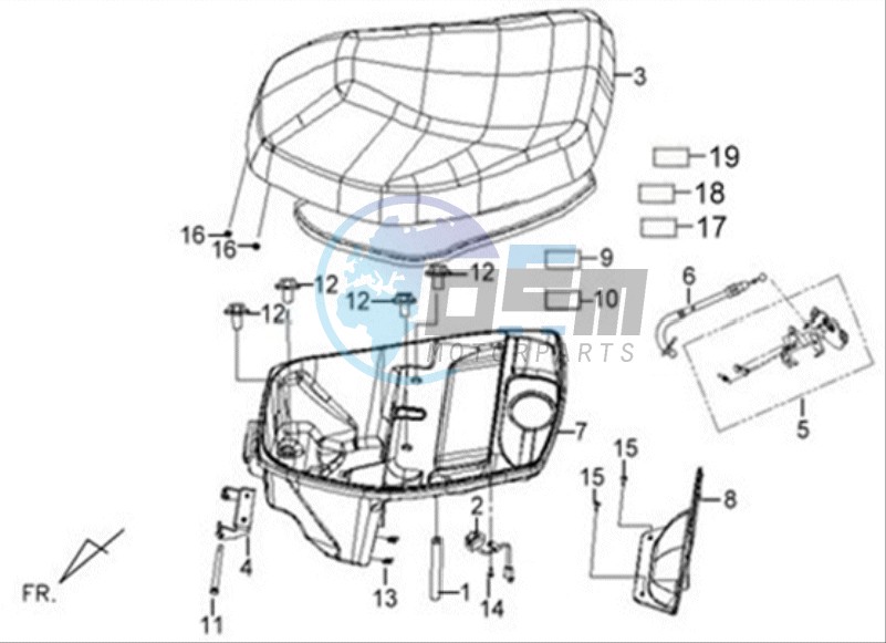 BUDDY SEAT - HELMET BOX - CARRIER