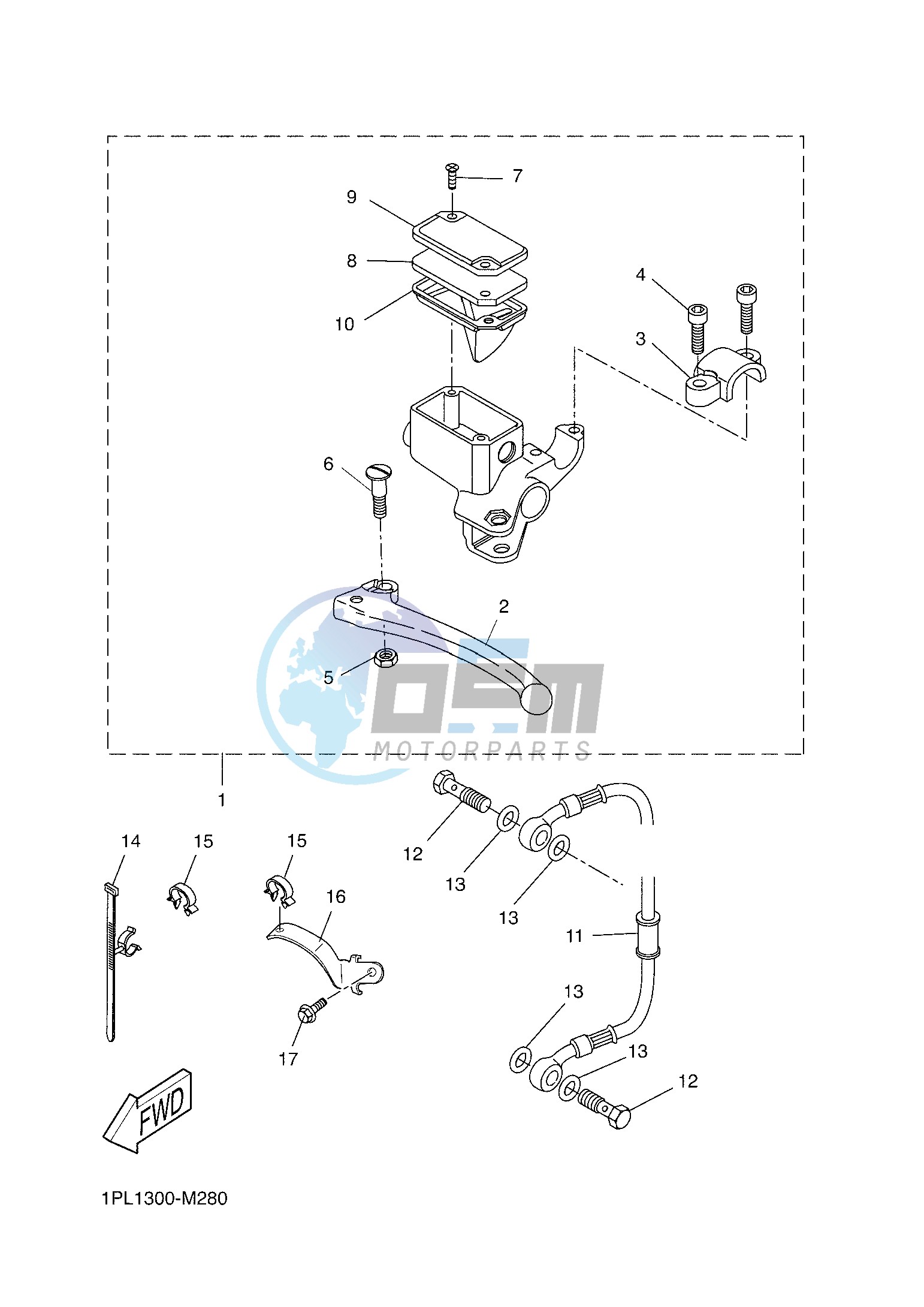 REAR MASTER CYLINDER