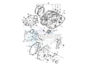 TT S 600 drawing CRANKCASE COVER