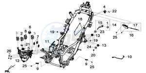 GTS 125I ABS-SNS EURO4 L7 drawing FRAME