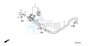 CB1000R9 Europe Direct - (ED) drawing AIR INJECTION CONTROL VALVE