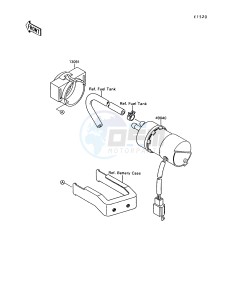 VN 1500 A [VULCAN 1500] (A10-A13) [VULCAN 1500] drawing FUEL PUMP