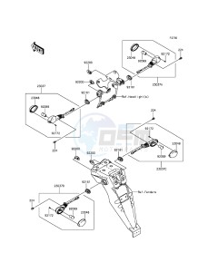 KLX250 KLX250SEF XX (EU ME A(FRICA) drawing Turn Signals