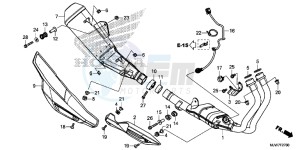 CB500F Europe Direct - (ED) drawing EXHAUST MUFFLER