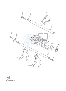 FZ8-S FZ8 FAZER 800 (42PG) drawing SHIFT CAM & FORK