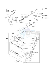 KAF 620 M [MULE 4010 4X4] (M9F) M9F drawing MASTER CYLINDER