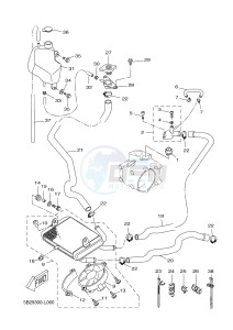 VP250 (5B2B 5B2B 5B2B 5B2B) drawing RADIATOR & HOSE