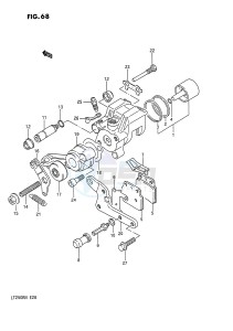 LT250R (E28) drawing REAR CALIPER (MODEL H J K L M N)