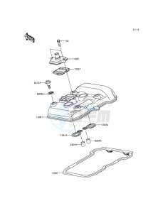 Z300 ER300AFF XX (EU ME A(FRICA) drawing Cylinder Head Cover