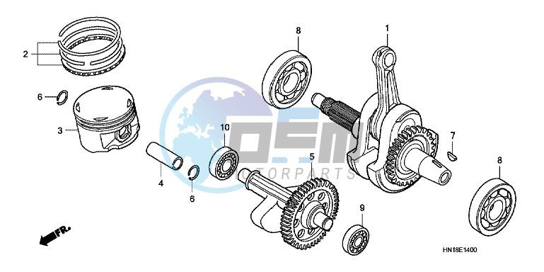 CRANKSHAFT/PISTON