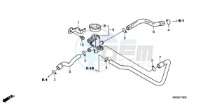 VT750CA9 Australia - (U / MME SPC) drawing AIR INJECTION CONTROL VALVE