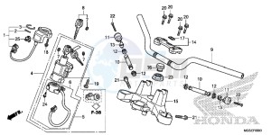 NC700SAC drawing HANDLE PIPE/ TOP BRIDGE