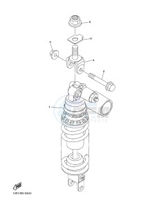 YZF-R6 600 R6 (2CXE 2CXF) drawing REAR SUSPENSION