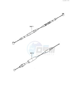 KX 250 D [KX250] (D2) [KX250] drawing CABLES