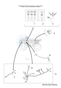 YFM450FWBD KODIAK 450 (B5R1) drawing WVTA ELECTRICAL