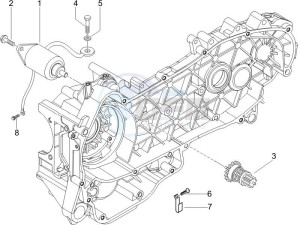 Liberty 125 4t Sport drawing Starter - Electric starter