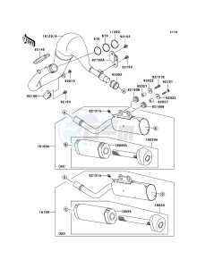 KX65 KX65A8F EU drawing Muffler(s)