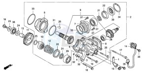 VT750C2 VT750C2 drawing CROSS SHAFT