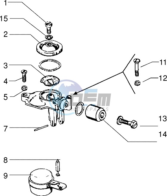 Carburettor upper