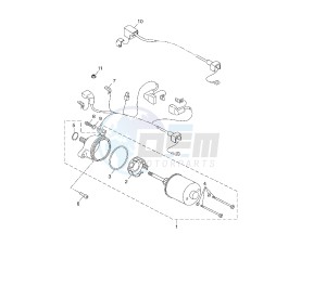 YP R X-MAX 125 drawing STARTING MOTOR