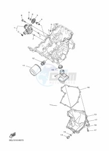 MT-03 MTN320-A (BEV8) drawing OIL PUMP