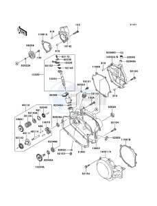 KX85/KX85-<<II>> KX85ACF EU drawing Engine Cover(s)