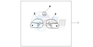 VT750C9 Ireland - (EK / MK) drawing LEATHER SADDLE BAG SET