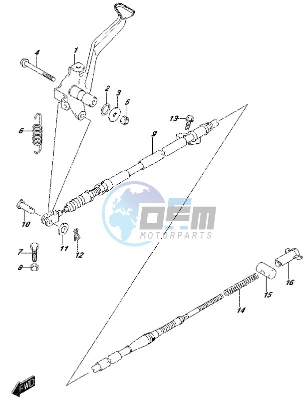 BRAKE PEDAL