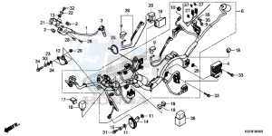 CBR250RAF CBR250RA Europe Direct - (ED) drawing WIRE HARNESS