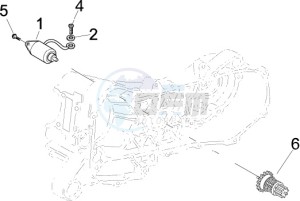 LX 125 4T ie E3 drawing Starter - Electric starter